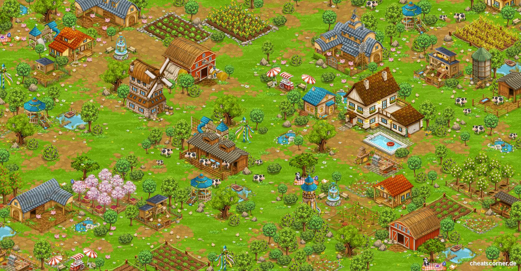 Big Farm Start-Bildschirm