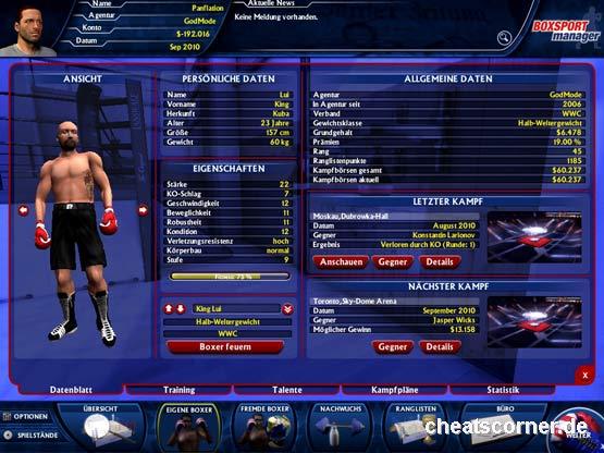 Boxsport Manager Screenshot #4