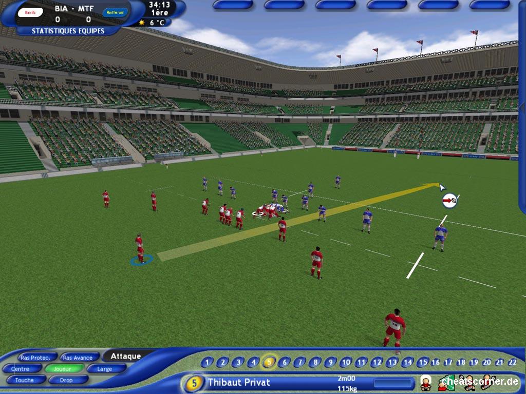 Rugby Manager Erste Screenshots