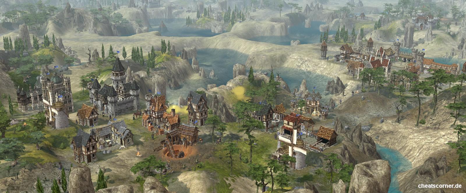 Siedler 5: Trailer und Aktion